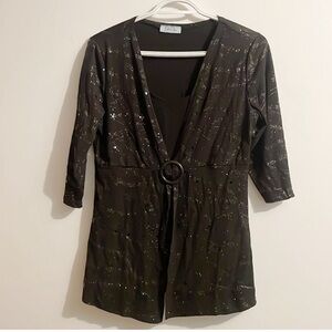 Black holiday /new year Sequined top